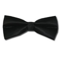 Solid Faille Navy Bowtie